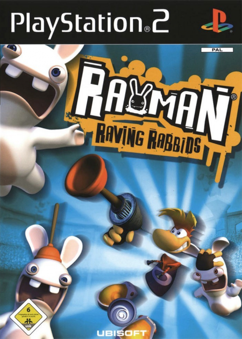 Rayman Contre Les Lapins Crétins — box-2D (DE)