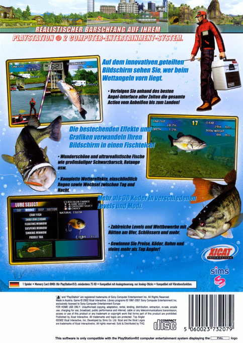 Top Angler — box-2D-back (DE)