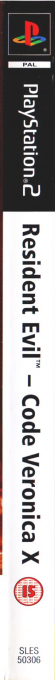 Resident Evil Code - Veronica X — box-2D-side (EU)