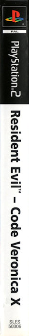Resident Evil Code - Veronica X — box-2D-side (DE)
