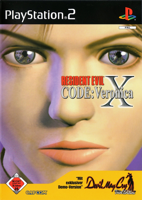 Resident Evil Code - Veronica X — box-2D (DE)