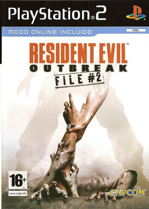 Resident Evil - Outbreak, File #2 — box-2D (SP)