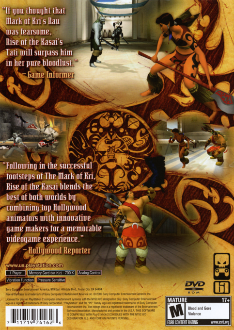 Rise Of The Kasai — box-2D-back (US)
