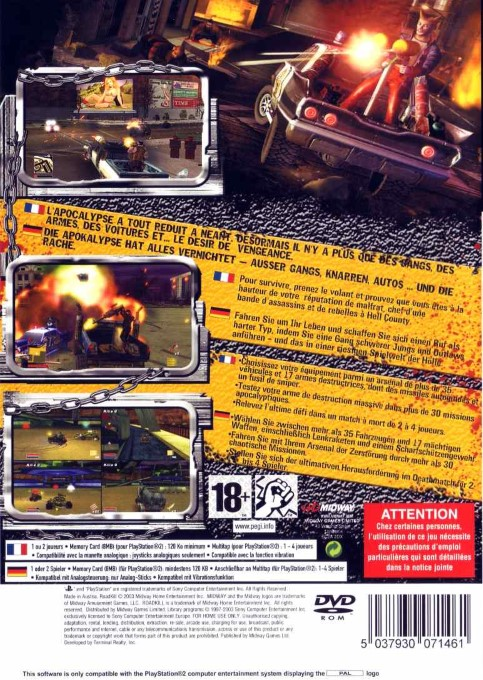 Roadkill — box-2D-back (DE)