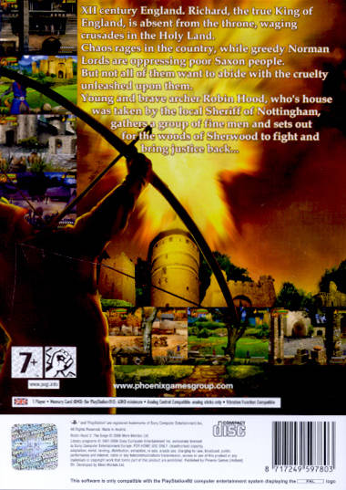 Robin Hood 2 - The Siege — box-2D-back (EU)