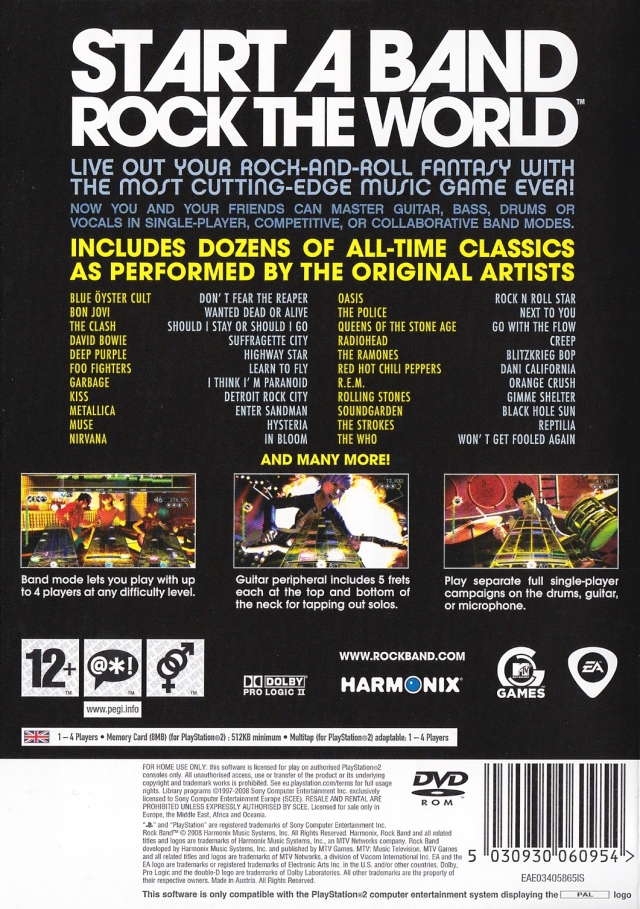 Rock Band — box-2D-back (EU)