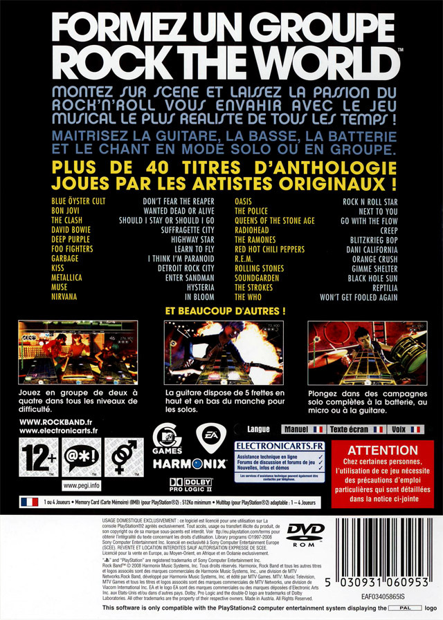 Rock Band — box-2D-back (FR)