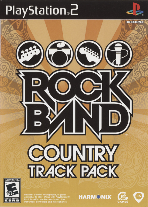 Rock Band - Country Track Pack box art