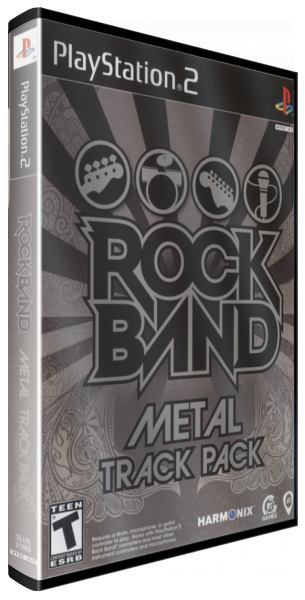 Rock Band - Metal Track Pack — box-3D (US)