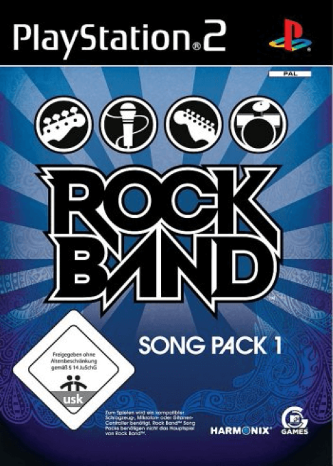 Rock Band Song Pack 1 — box-2D (DE)
