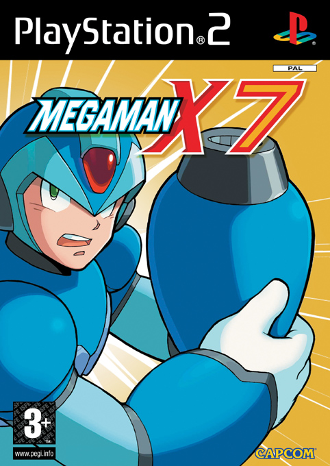 Mega Man X7 — box-2D (EU)