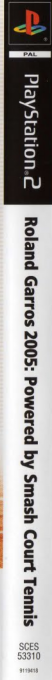 Roland Garros 2005 Powered By Smash Court Tennis — box-2D-side (SP)