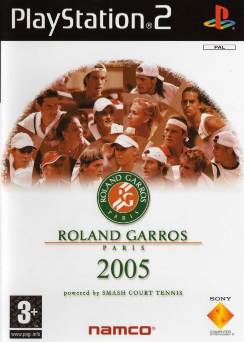Roland Garros 2005 Powered By Smash Court Tennis — box-2D (SP)