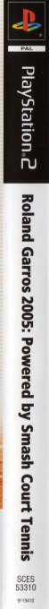 Roland Garros 2005 Powered By Smash Court Tennis — box-2D-side (FR)