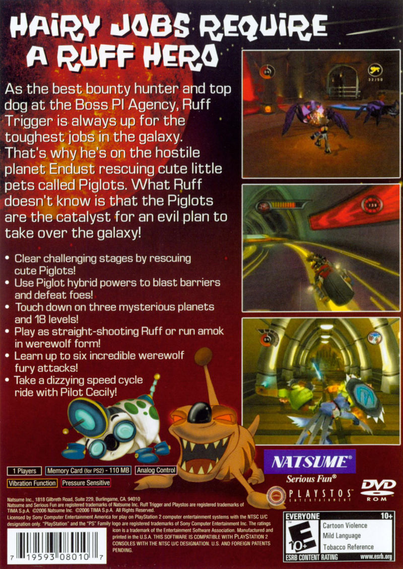 Ruff Trigger - The Vanocore Conspiracy — box-2D-back (US)