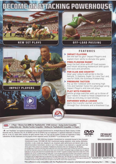Rugby 08 — box-2D-back (US)