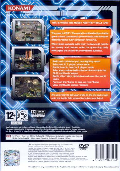 S.l.a.i. - Steel Lancer Arena International — box-2D-back (EU)