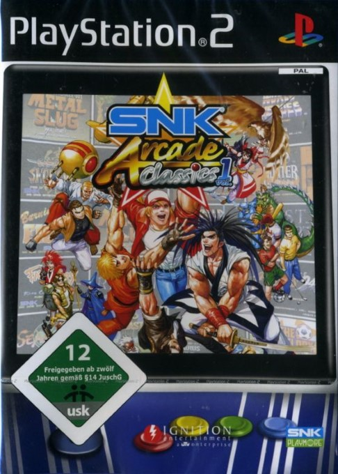 SNK Arcade Classics Vol. 1 — box-2D (DE)