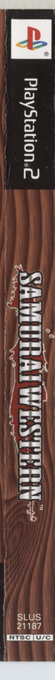 Samurai Western — box-2D-side (US)