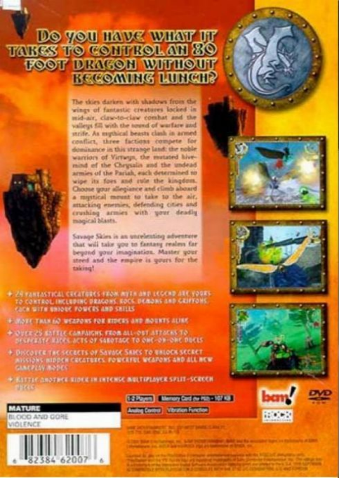 Savage Skies — box-2D-back (SP)