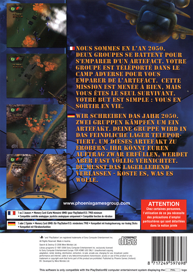 Search And Destroy — box-2D-back (EU)