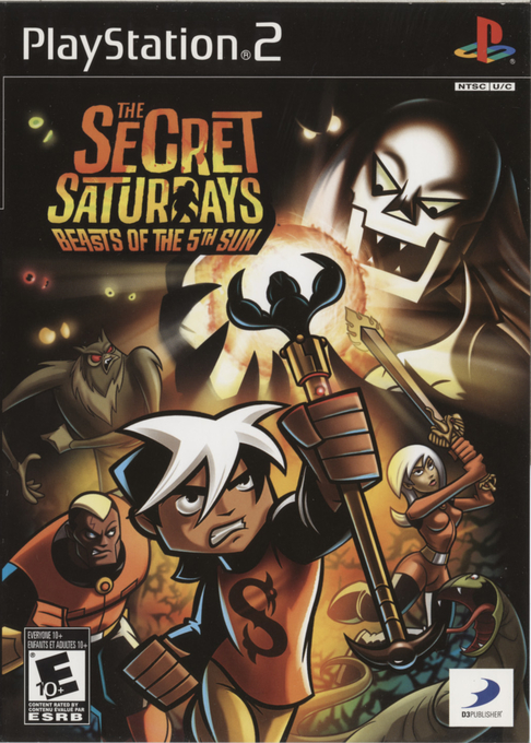 Secret Saturdays - Beasts Of The 5th Sun, The box art