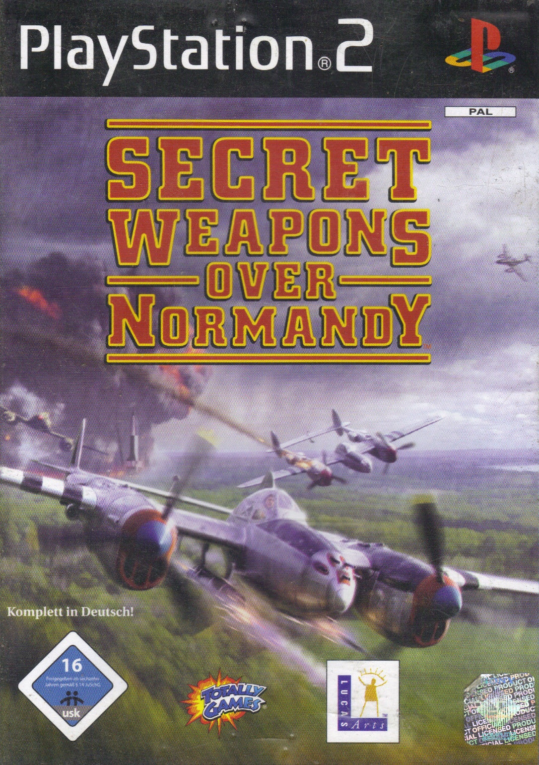 Secret Weapons Over Normandy — box-2D (DE)