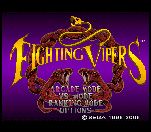 Sega Ages 2500 Series Vol. 19 - Fighting Vipers — sstitle (JP)
