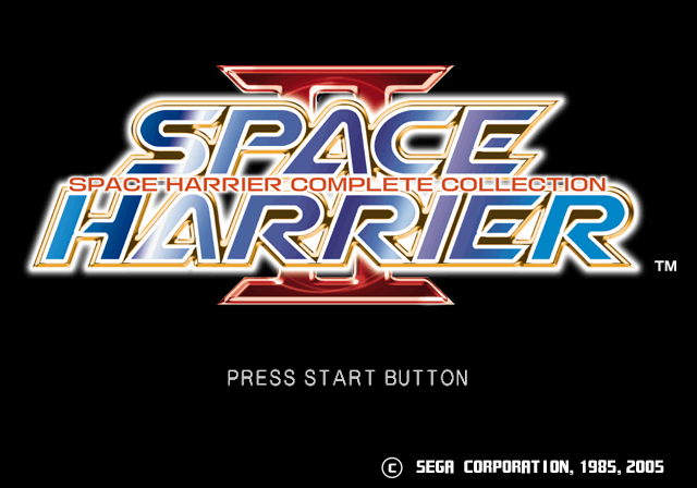 Sega Ages 2500 Series Vol. 20 - Space Harrier Complete collection — sstitle (JP)