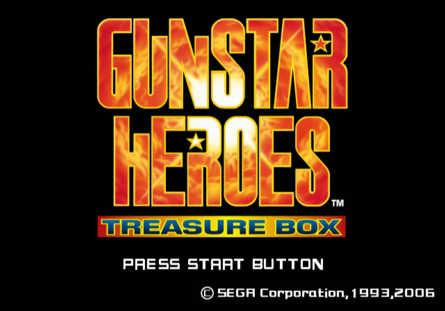 Sega Ages 2500 Series Vol. 25 - Gunstar Heroes - Treasure Box — sstitle (JP)