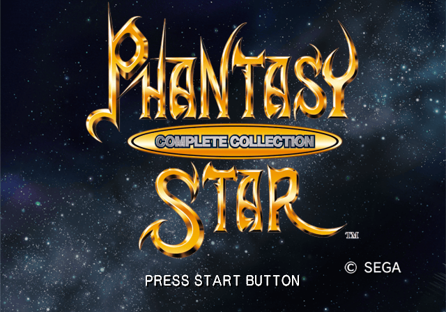 Sega Ages 2500 Series Vol. 32 - Phantasy Star Complete Collection — sstitle (JP)