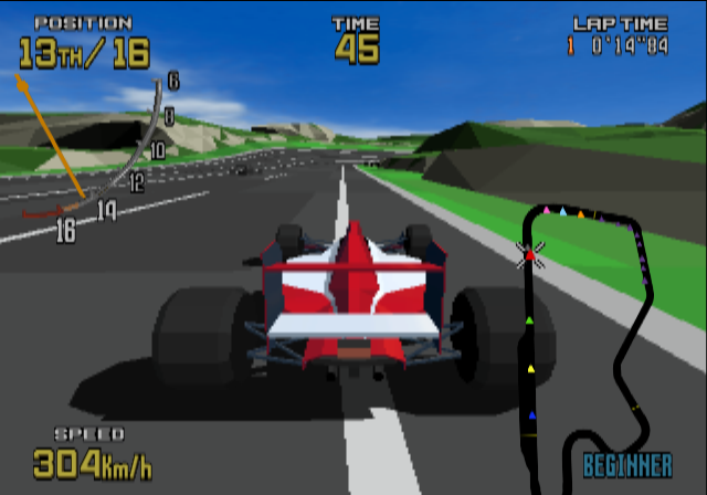 Sega Ages 2500 Series Vol. 8 - Virtua Racing - Flatout — ss (JP)