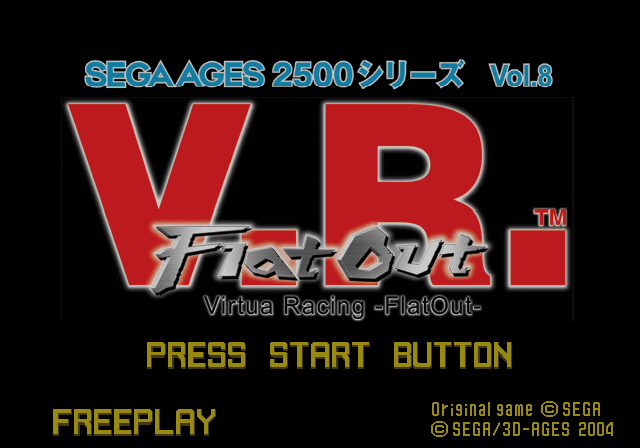 Sega Ages 2500 Series Vol. 8 - Virtua Racing - Flatout — sstitle (WOR)