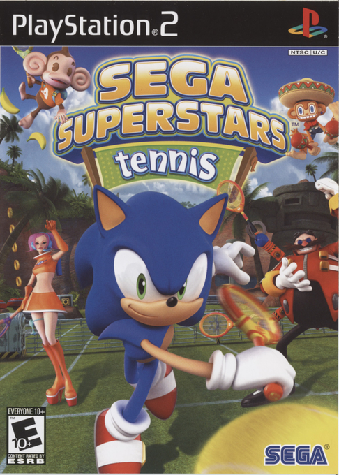 Sega Superstars Tennis box art
