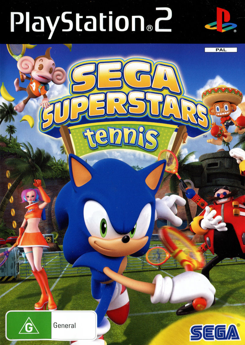 Sega Superstars Tennis — box-2D (AU)
