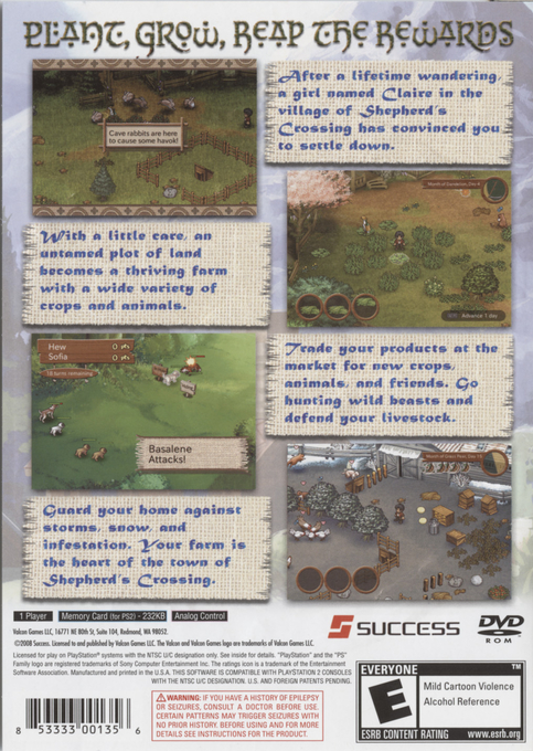 Shepherd's Crossing — box-2D-back (US)