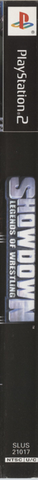 Showdown - Legends Of Wrestling — box-2D-side (US)