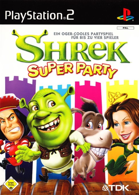 Shrek - Super Party — box-2D (DE)