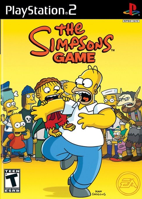 Simpsons Game, The box art