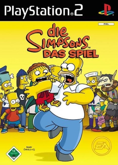 Simpsons Game, The — box-2D (DE)