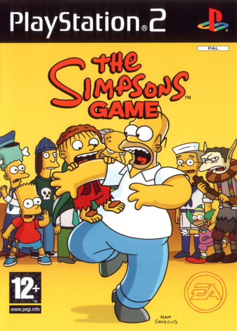 Simpsons Game, The — box-2D (EU)