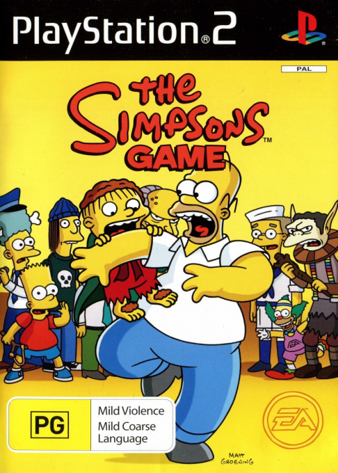 Simpsons Game, The — box-2D (AU)