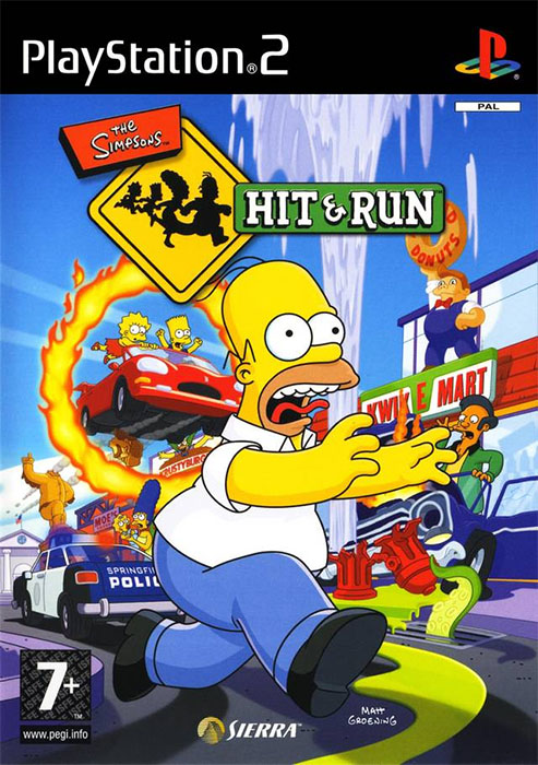 Simpsons - Hit And Run, The — box-2D (FR)