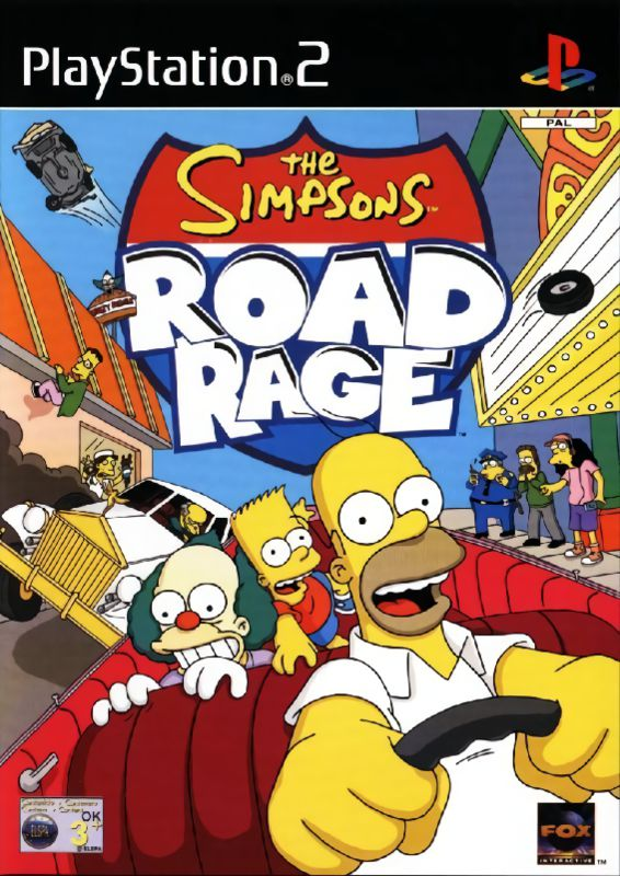 Simpsons - Road Rage, The — box-2D (EU)