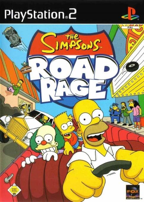 Simpsons - Road Rage, The — box-2D (DE)