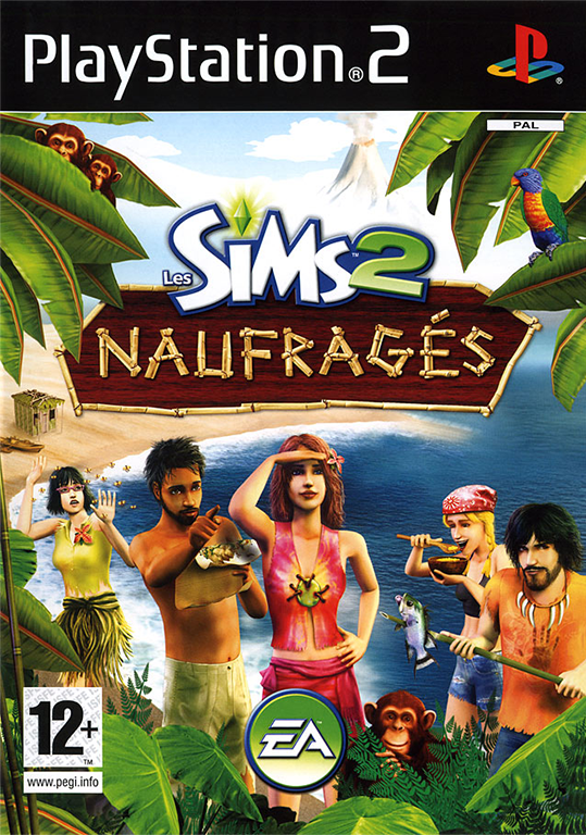 Sims 2 - Castaway, The — box-2D (FR)