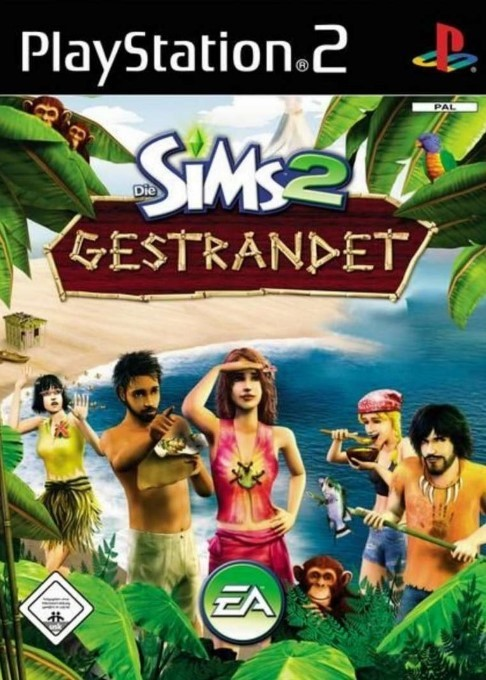 Sims 2 - Castaway, The — box-2D (DE)