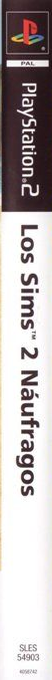 Sims 2 - Castaway, The — box-2D-side (SP)