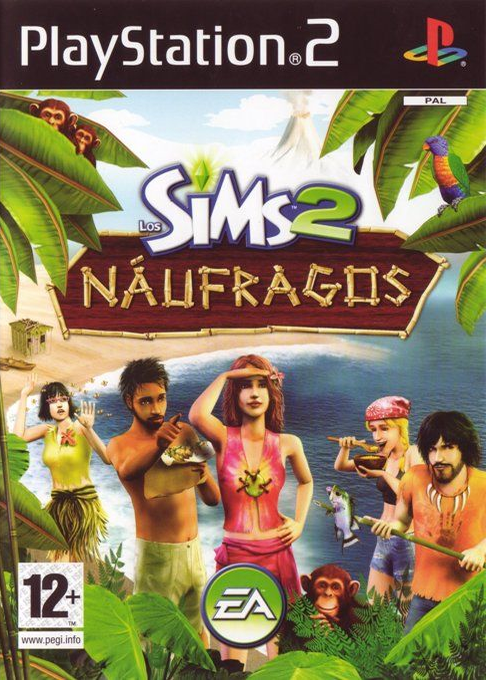 Sims 2 - Castaway, The — box-2D (SP)