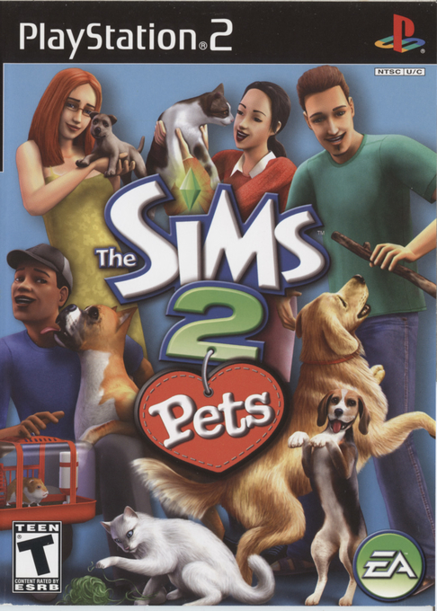 Sims 2 - Pets, The box art
